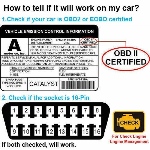 Jeep Wrangler AS200 OBD2 Car Engine Fault Code Reader Diagnostic Scanner Tool US