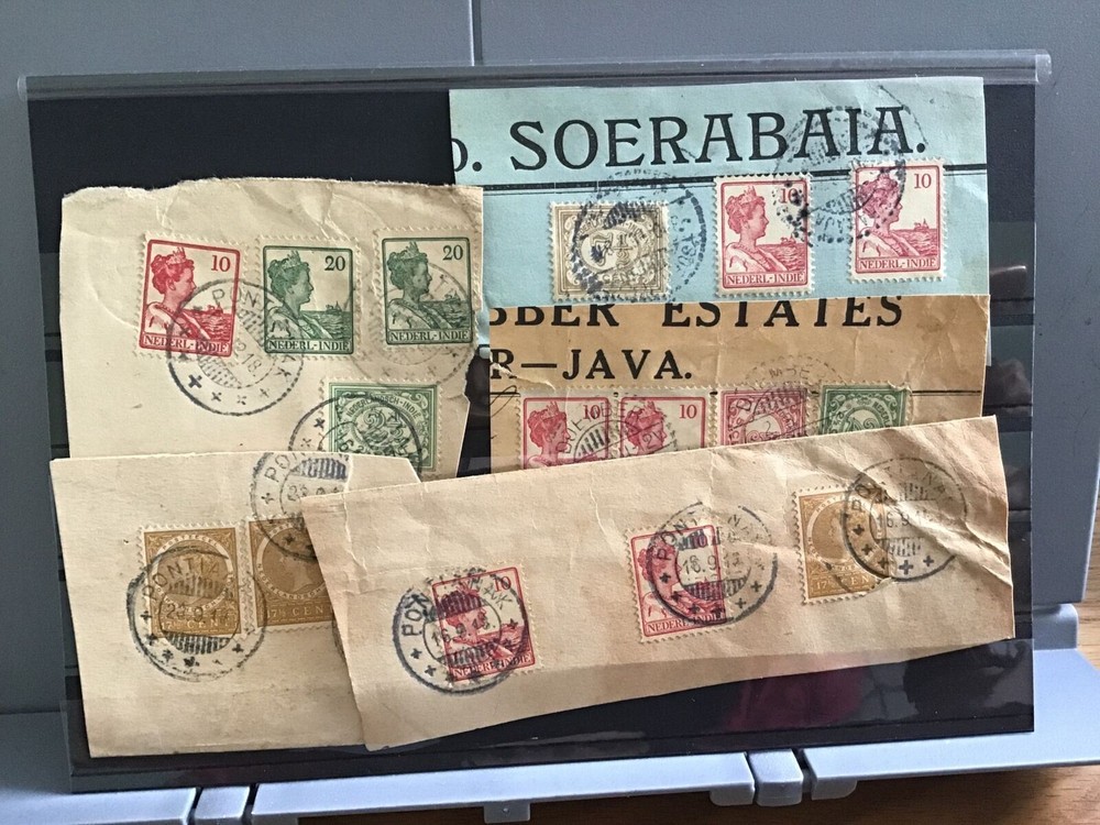 Netherlands  Stamps on  Piece   R30326