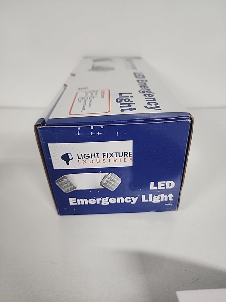LED Emergency Light - Light Fixture Industries - White