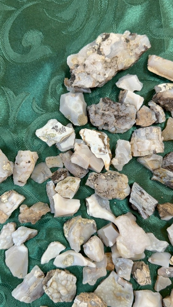 1 lb Blue Forest blue chalcedony (agate): bulk, raw, beautiful