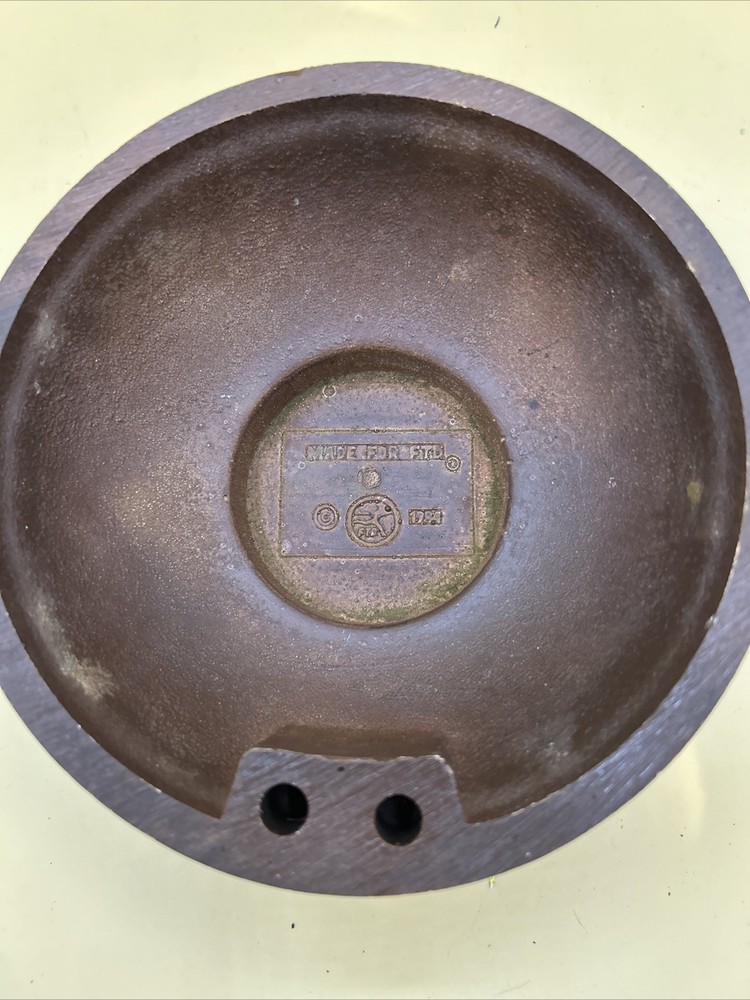 1984 FTD Plastic Faux Wood Nutcracker Bowl.