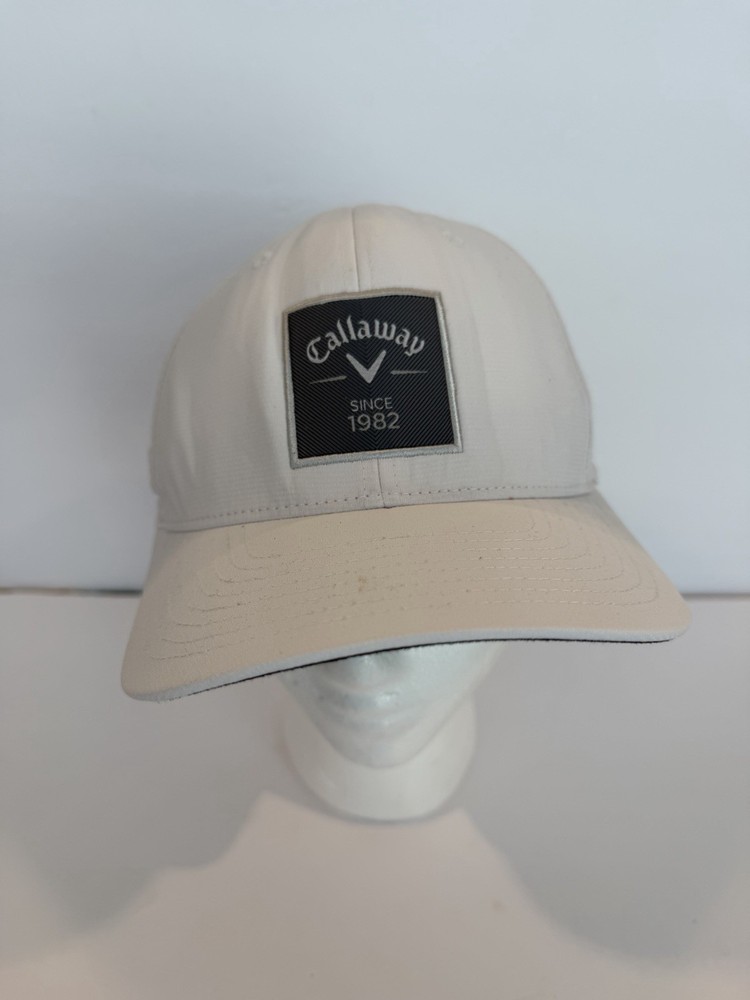 Callaway Baseball Hat Cap White Flexfit SnapBack