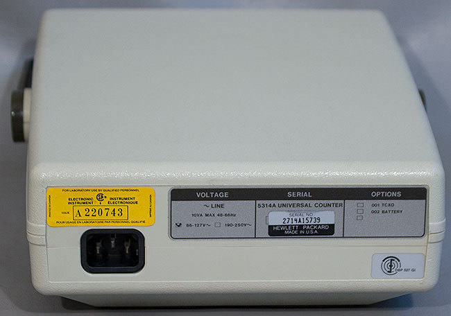 HP 5314A Basic Universal Frequency Counter 100 MHz 100 ns