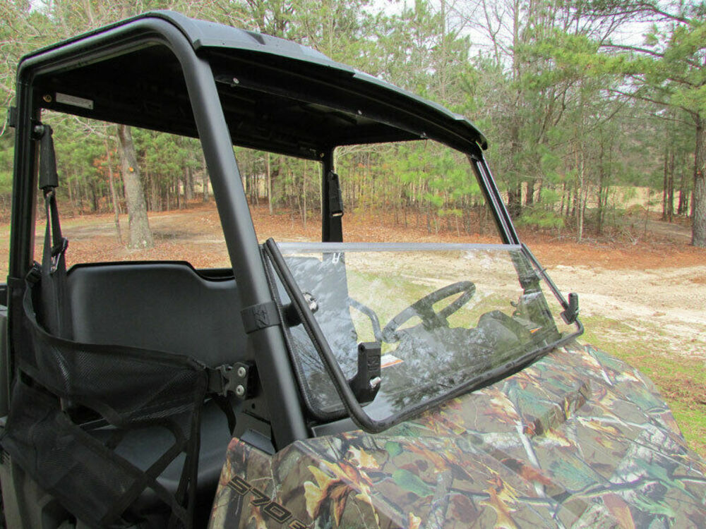 2017+ Polaris Ranger Mid Size 500 Front Windshield Folding Flip Down Versa-Fold