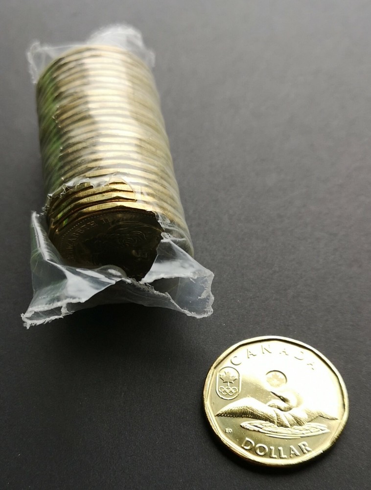 *** CANADA  LUCKY  LOONIE  2014  *** FROM  MINT  ROLL ***