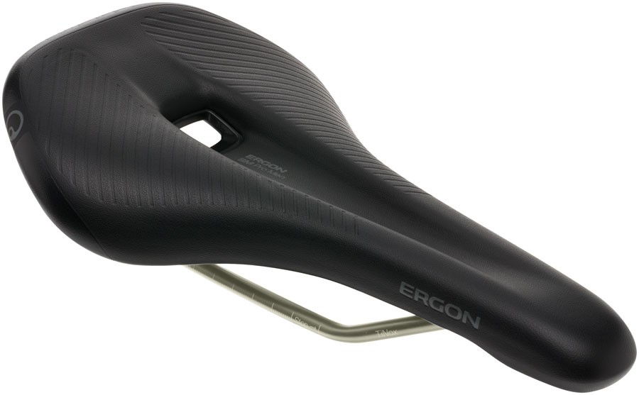 Ergon SM Pro Saddle - Titanium, Stealth, Men's, Small/Medium