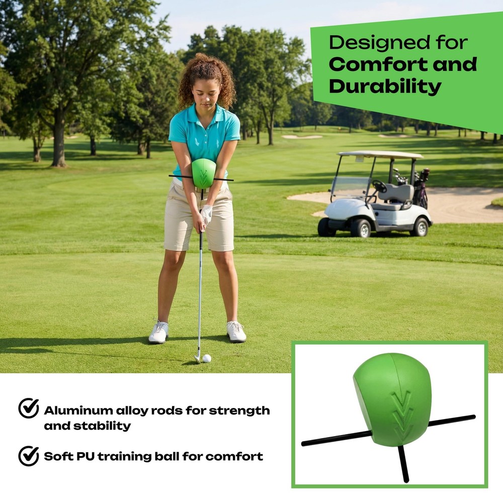 Golf Training Aid Ball - Compression Connection Between Arms Posture Correction