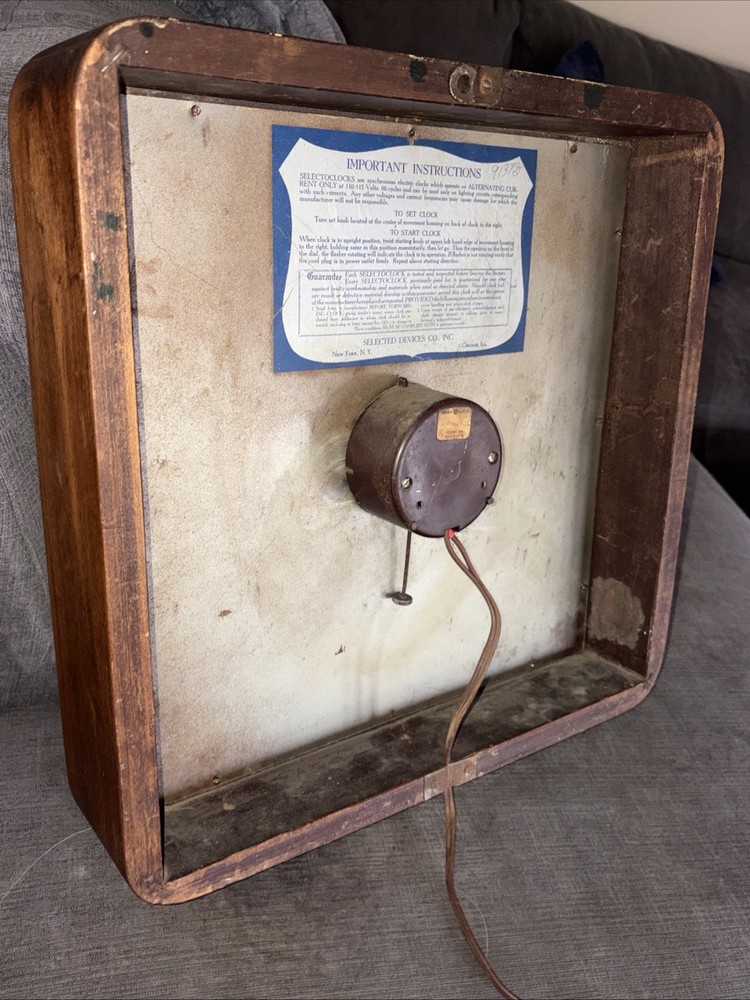 1930s Coca Cola Clock, Runs Great