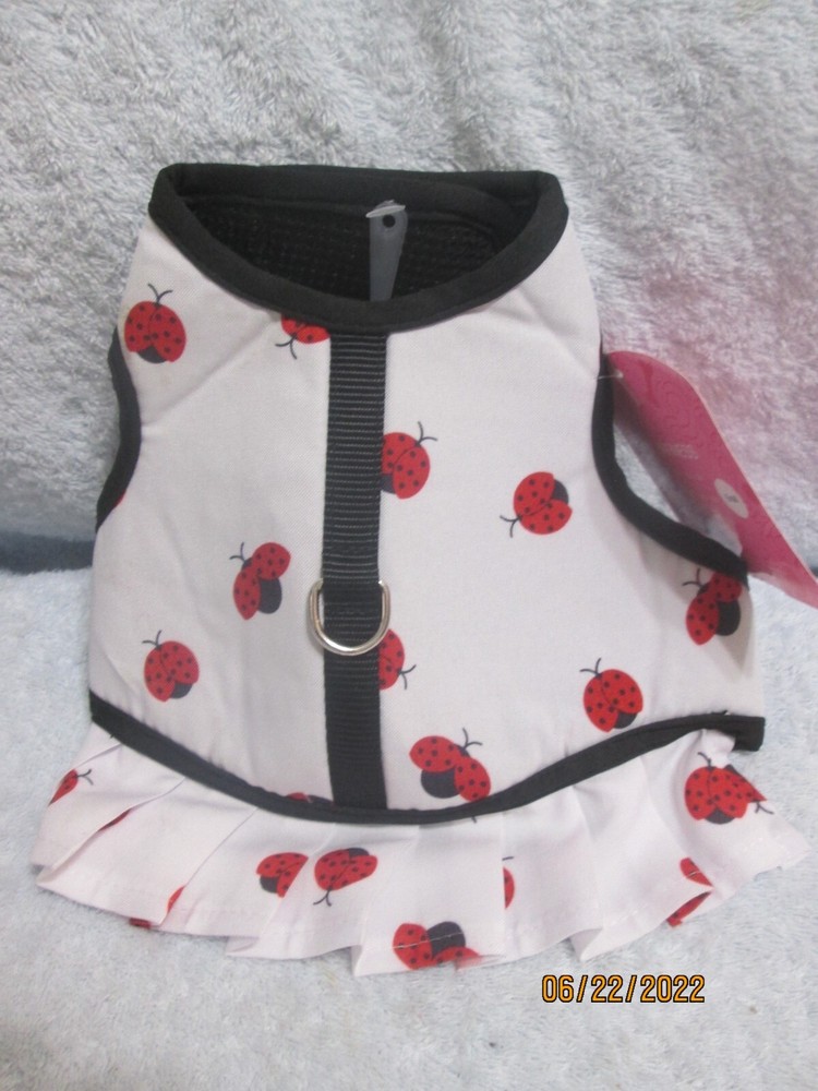 Ladybug Dog Harness Size Small 14" - 16" New