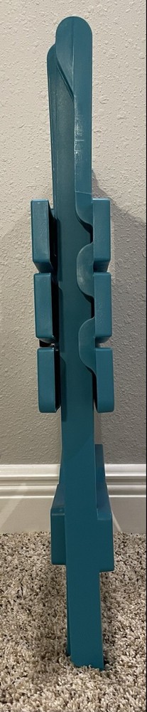 Adams USA Quik-Fold Resin Side Table (Teal)