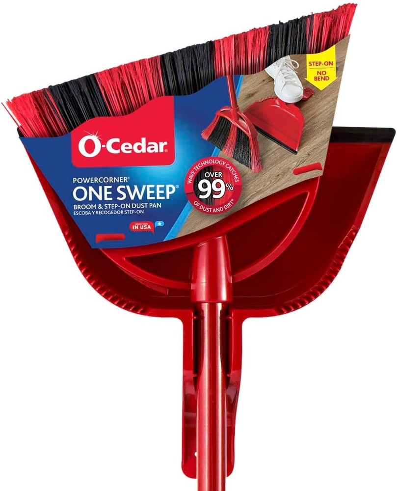 Innovative One Sweep Broom & Dustpan Set for Quick and Efficient Cleaning