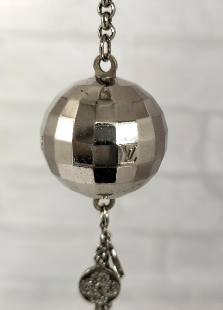 Louis Vuitton Portocre Glitter Keychain