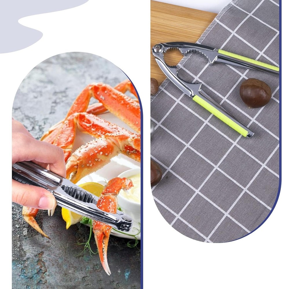 Nut Cracker Seafood Tool Walnut Cracker for All Nuts Heavy Duty Shell Cracker