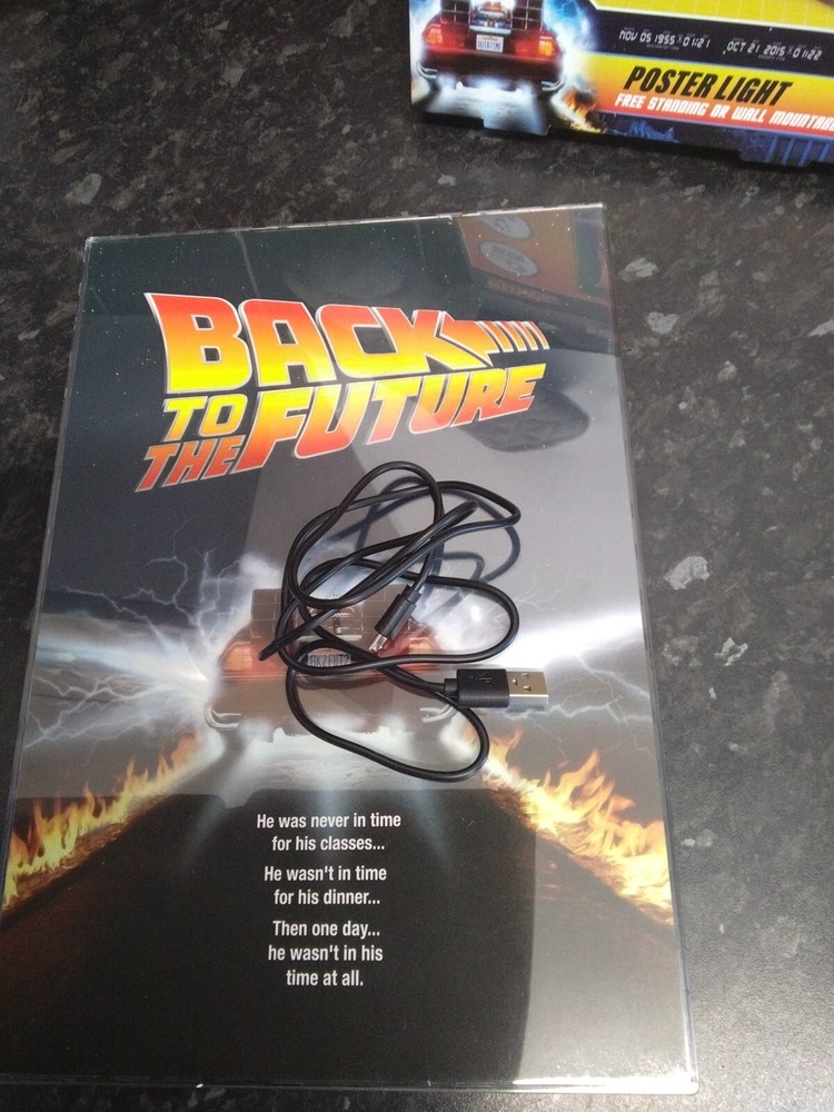Back To The Future Free Standing/Wall Mountable Poster Light