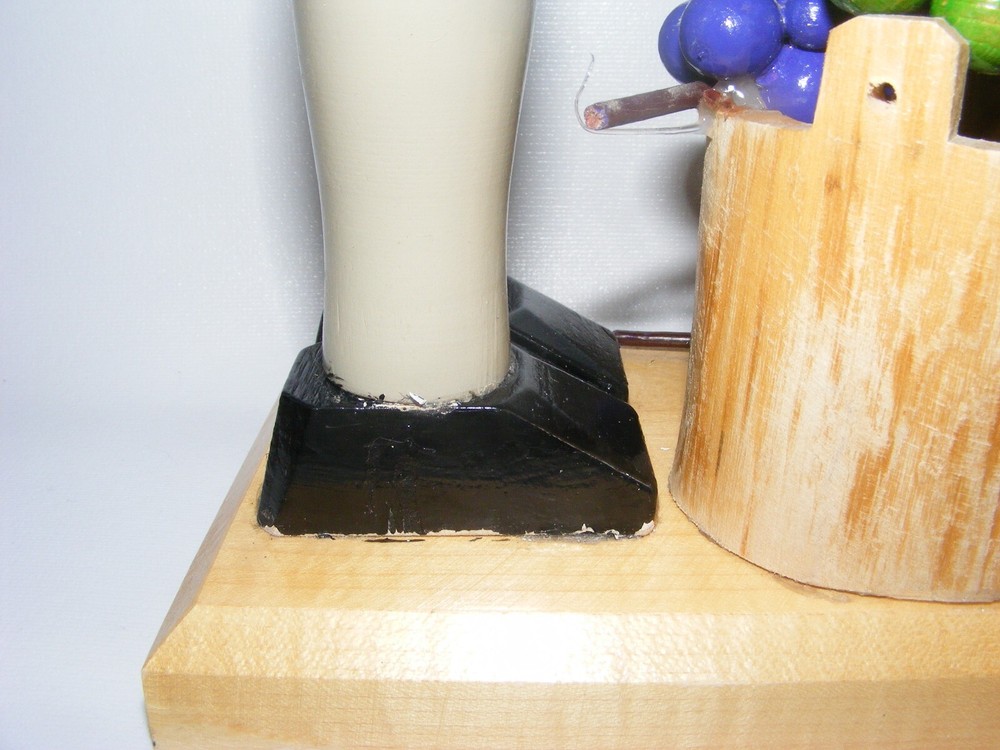 STEINBACH 18" Nutcracker WINE MAKER signed but needs TLC