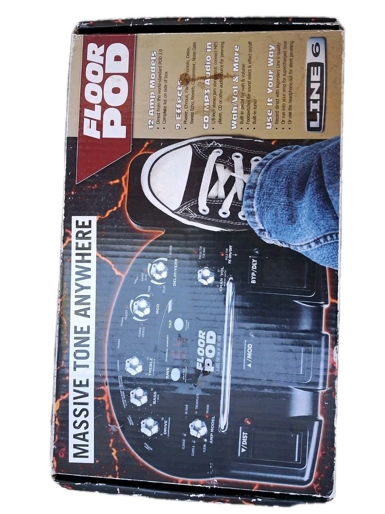 Line6 Floor Pod Plus Multi-Effect Guitar Processor  New In The  📦