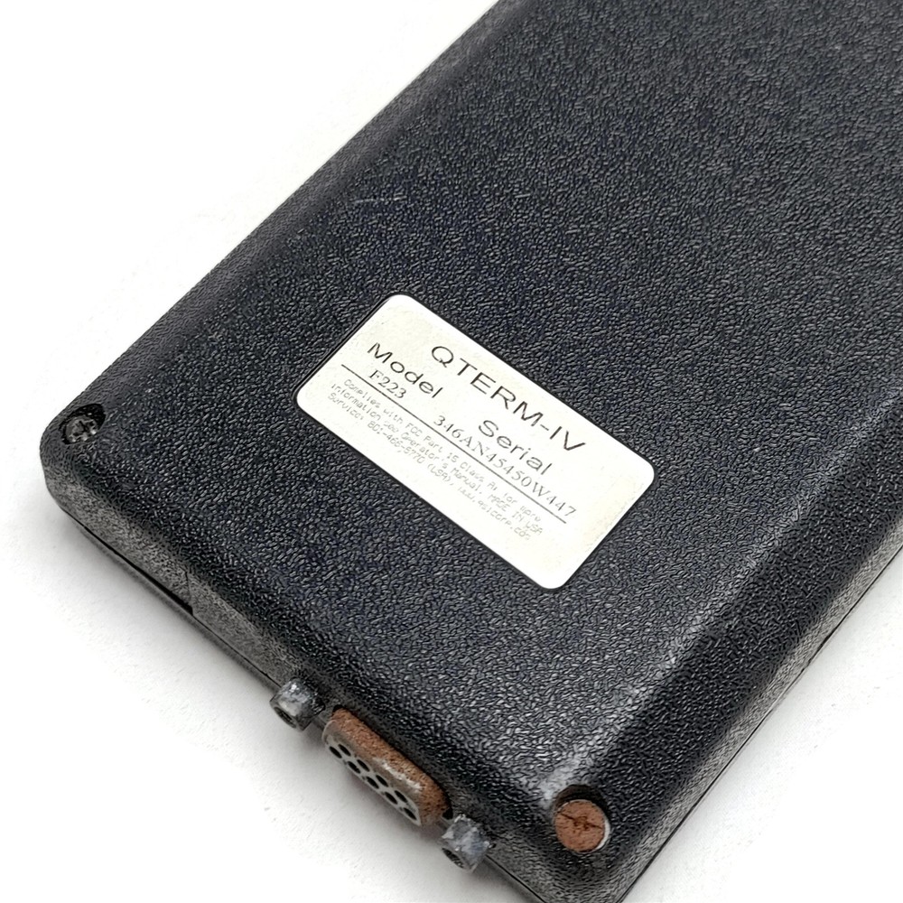 ComtechEFData QTerm-IV Model F223 Handheld Controller. Made in USA