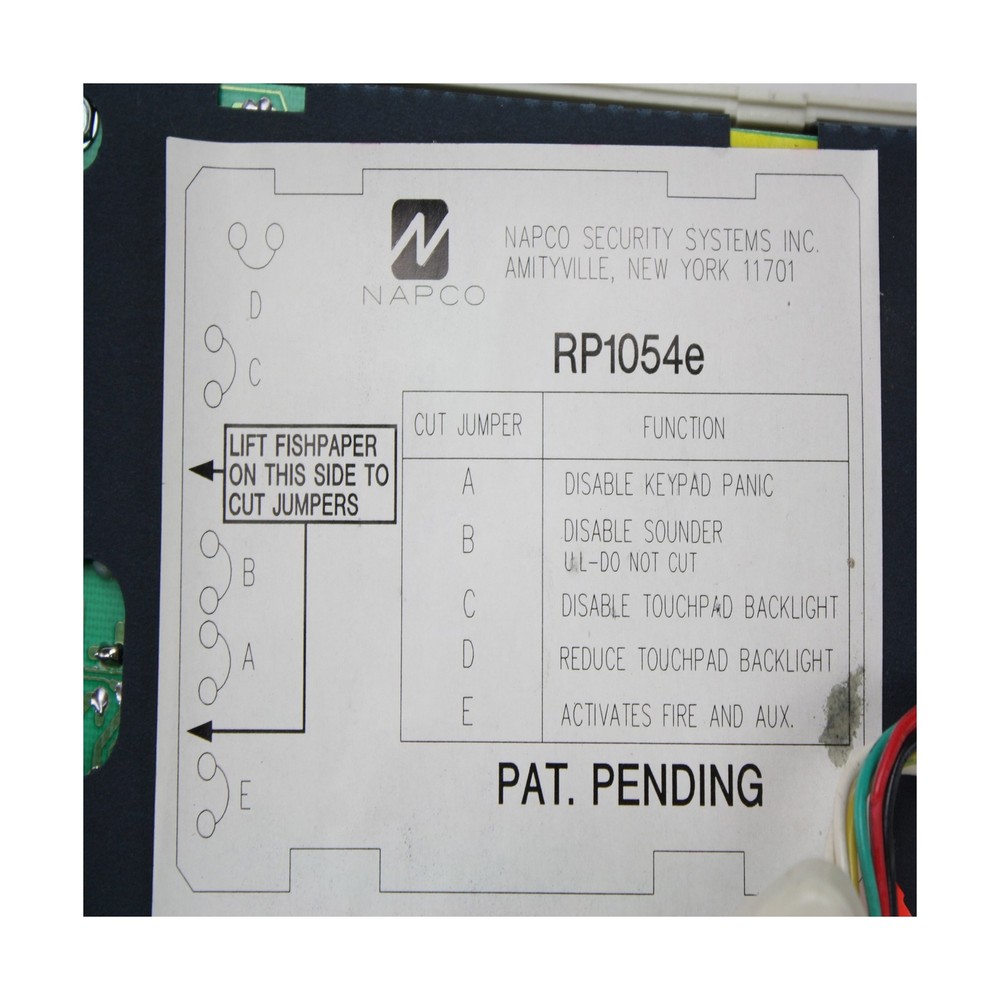 Napco RP1054E Backlit Digital Display Keypad