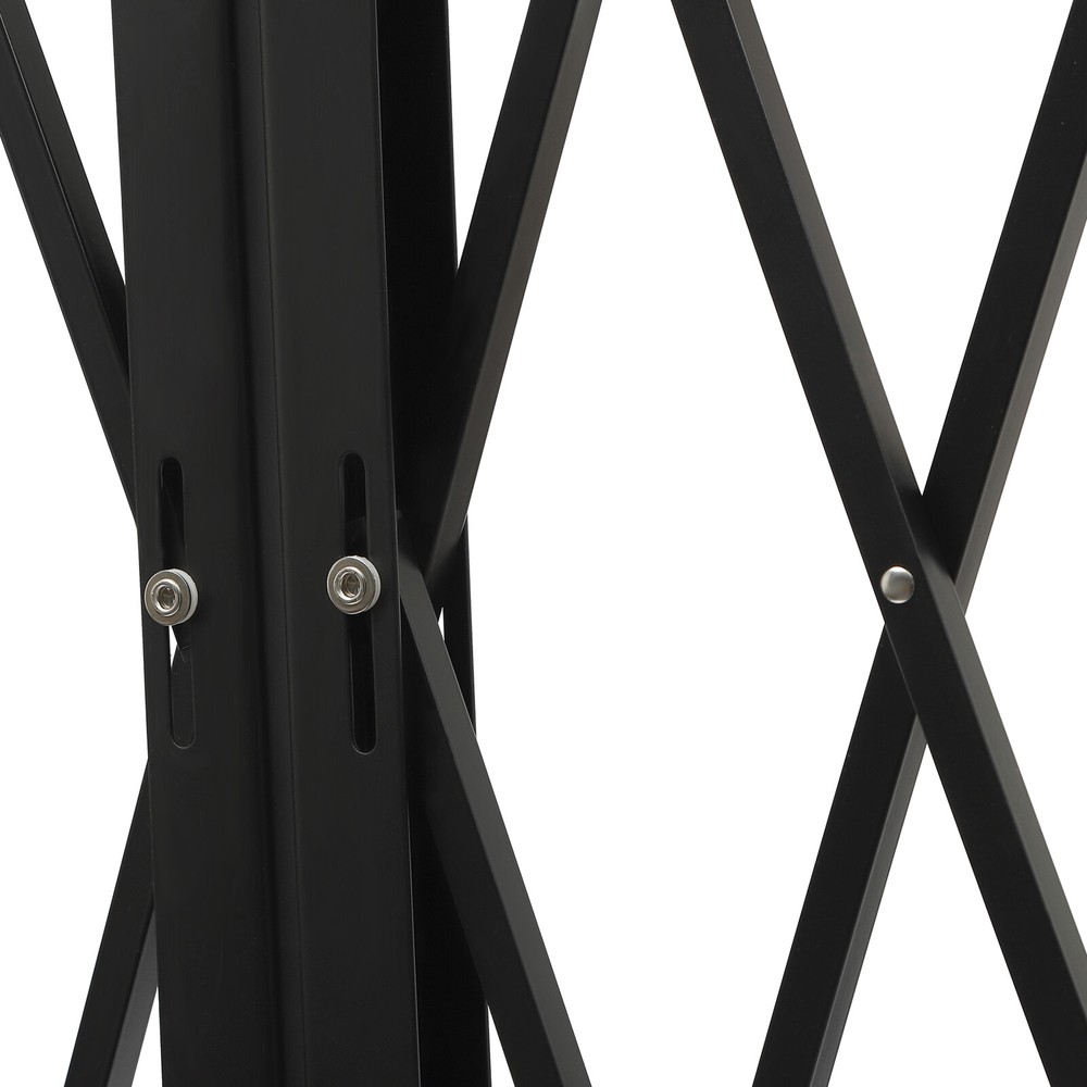Double Folding Security Gate Rolling Door Gate 5.25' H x 9.84' Scissor Gate