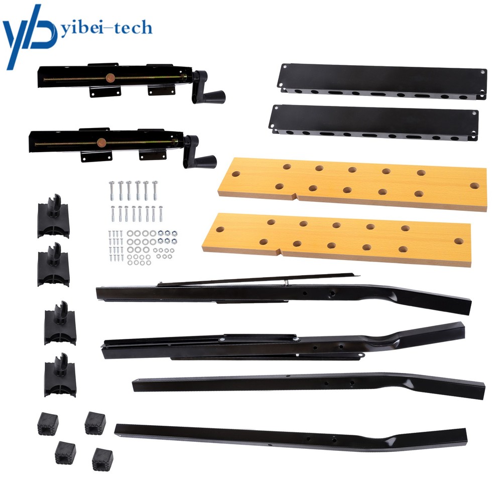 220lbs Capacity Adjustable Folding Workbench with Protractor & Built-in Ruler