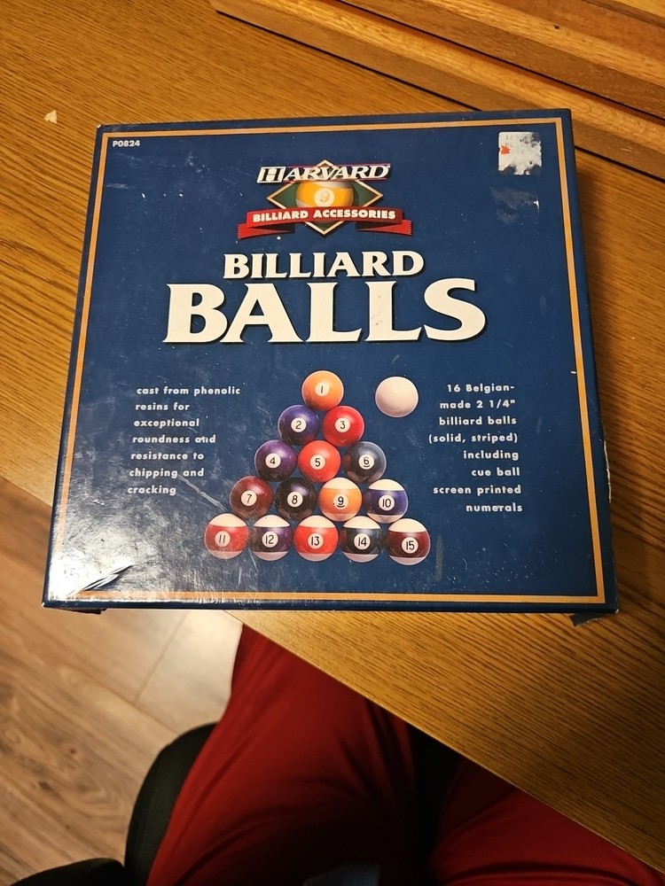 Harvard Premium Billiard Balls Pre-Owned