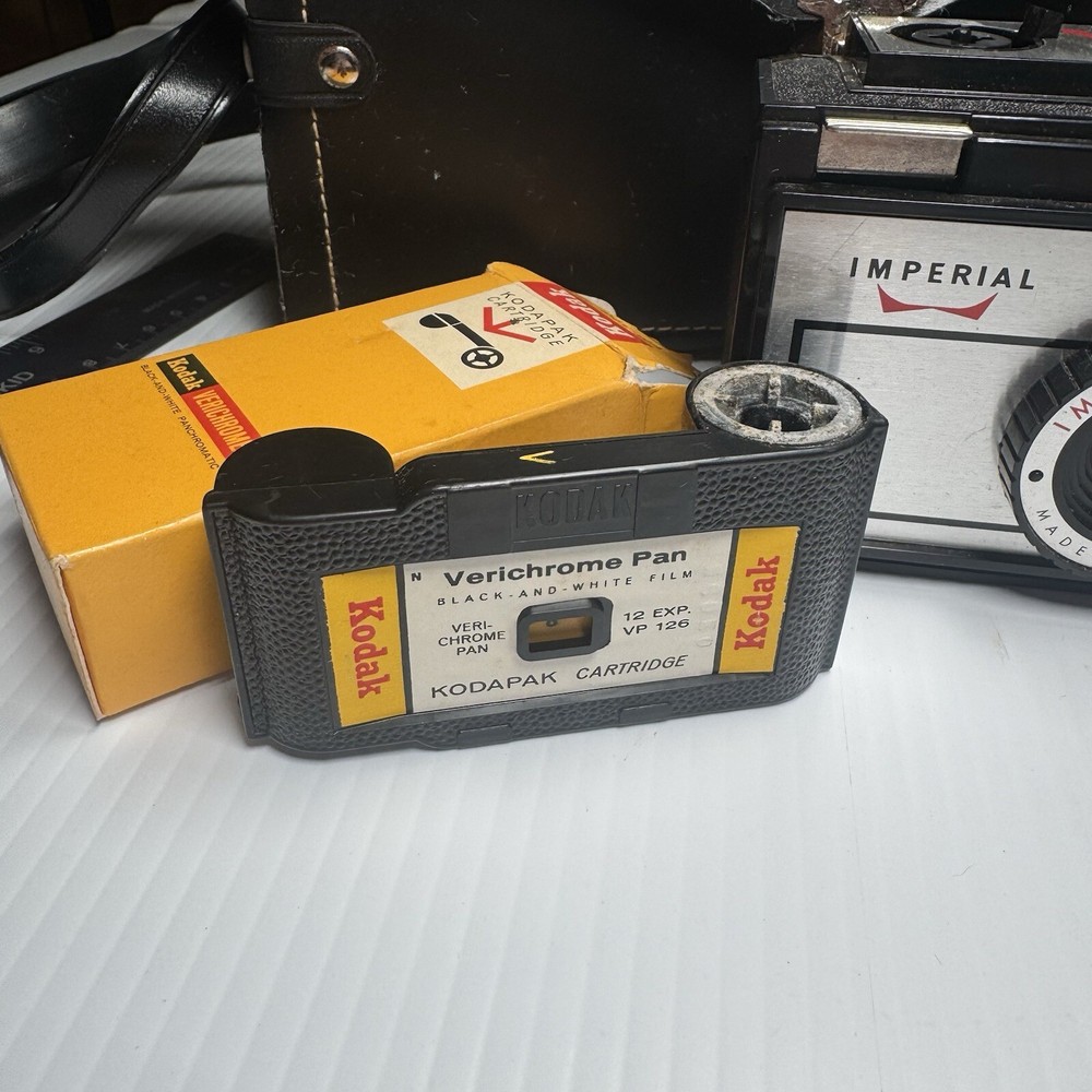 Imperial Insta Cube Camera Kit In Leather Camera Bag
