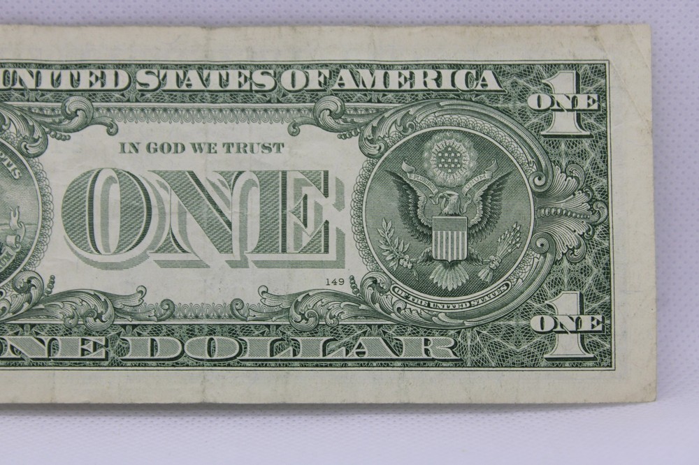 Odometer Error Note Fancy Serial Number One Dollar Bill E11337148J Triple 1s