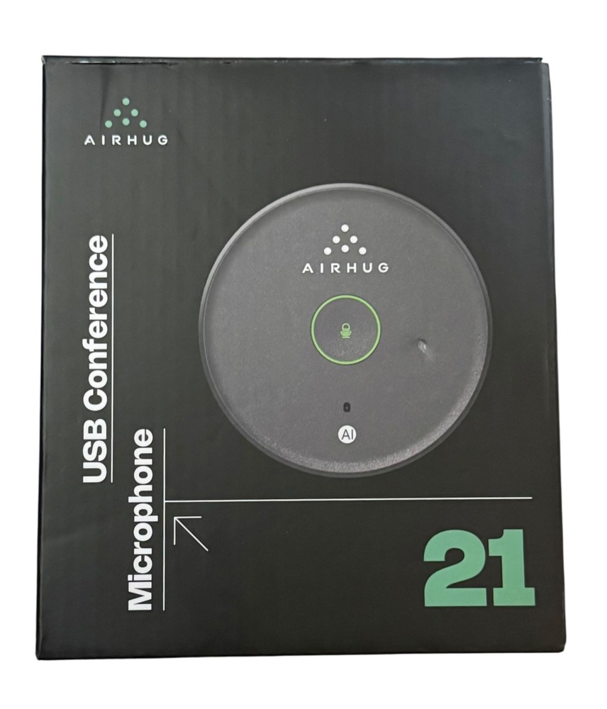 AIRHUG 21 USB Multi Function Conference Speaker with Microphone NEW Open Box