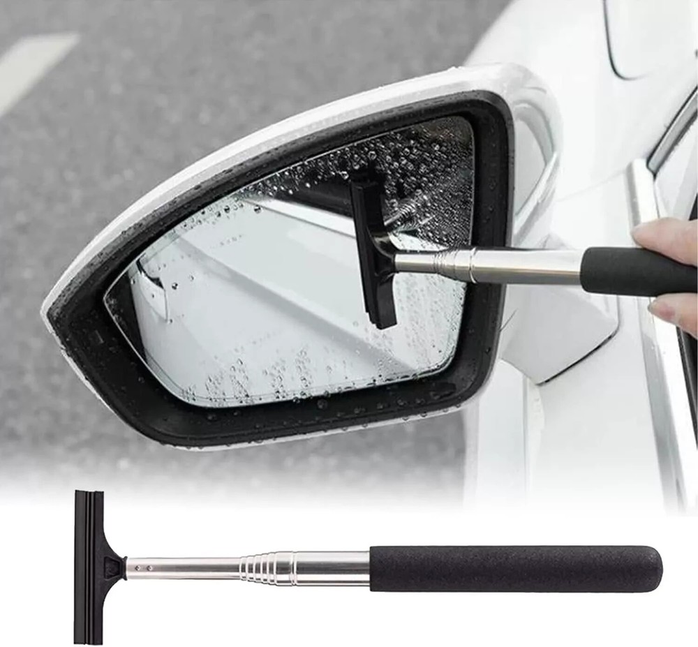 Windshield Cleaning Tool Car Wiper Retractable Mirror Gadget