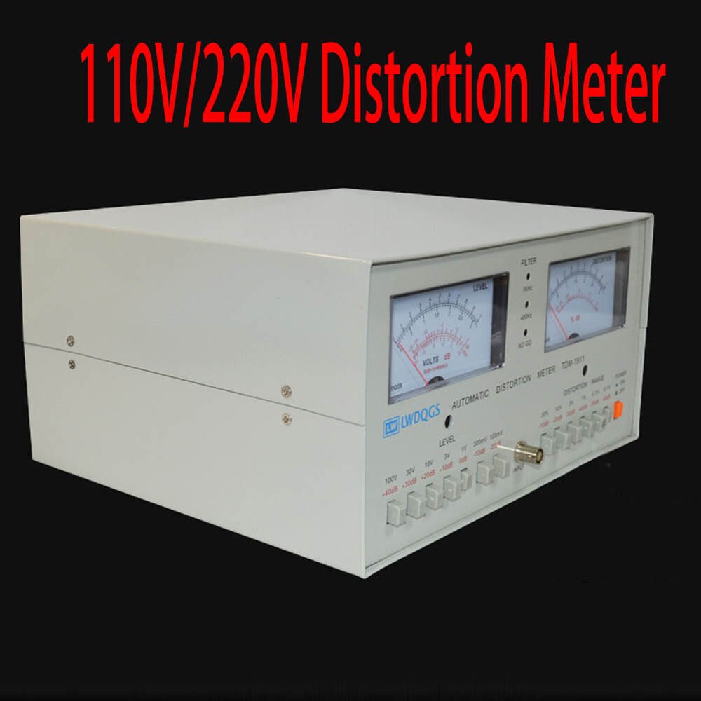 New TDM-1911 Automatic Audio Signal Distortion Analyzer Meter Voltmeter Tester