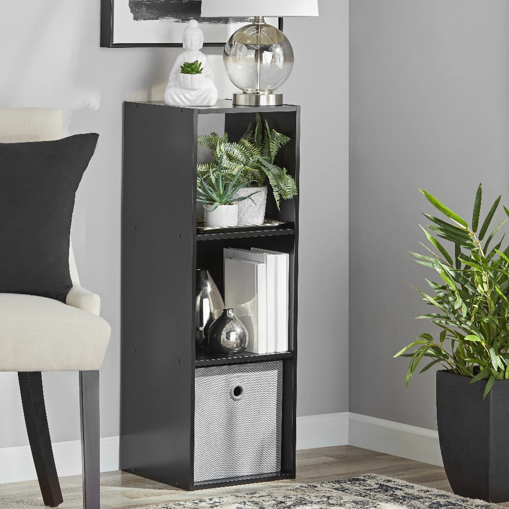 3 Cube Storage Organizer, Black