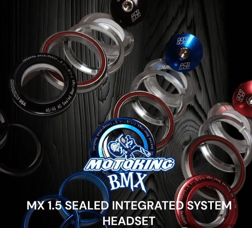 MOTOKING BMX MX PRO 1.5 HEADSET BLUE