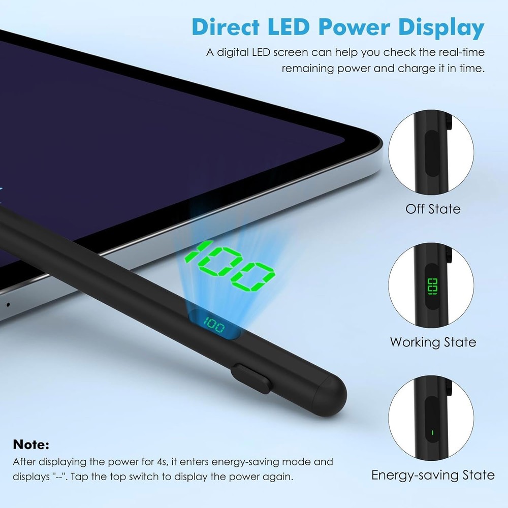 For iPhone 17/Pro/Max/Air - Active Digital Display Stylus Touch Pen Capacitive