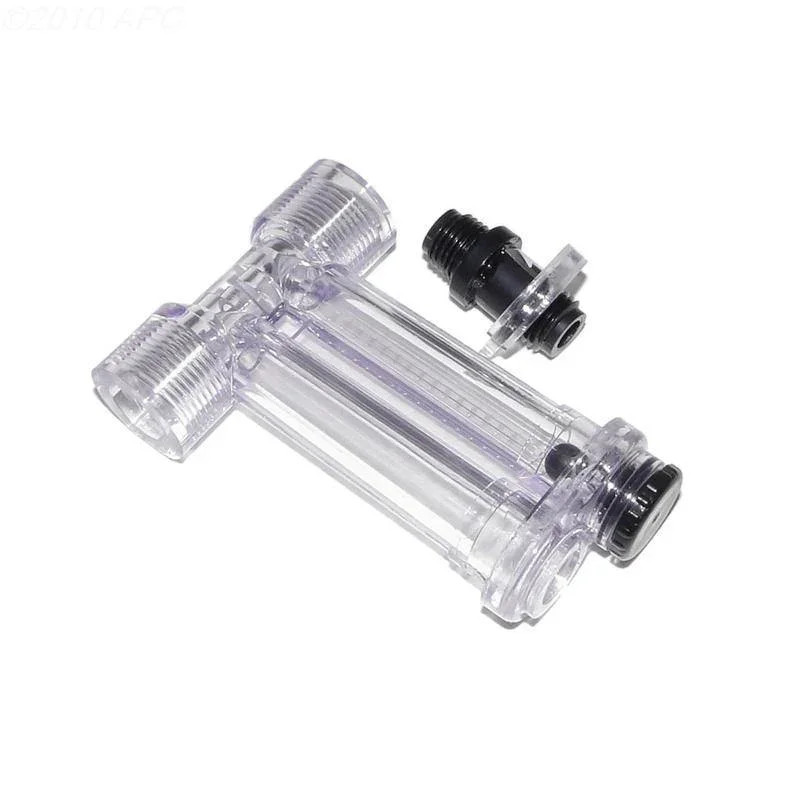 Flow indicator w/check valve, optional