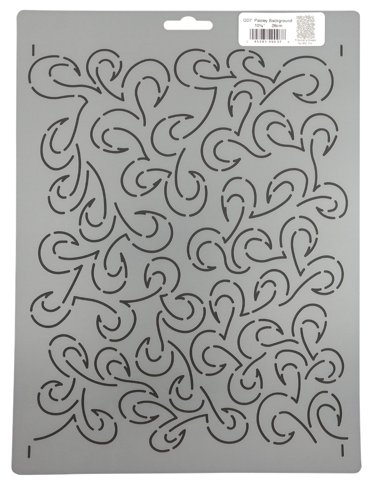 Stencil Quilting Leaf and Paisley Quilt Patterns Background Stencils Templates