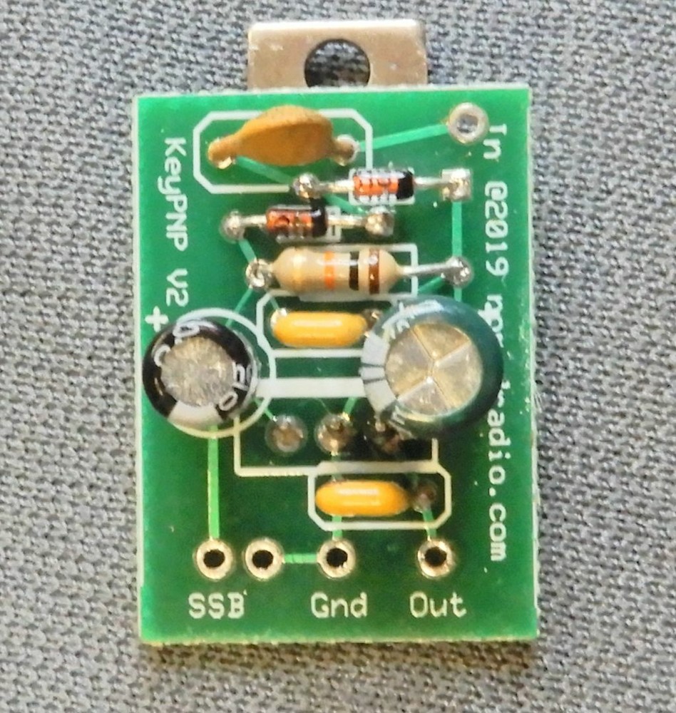 Linear amplifier keying circuit
