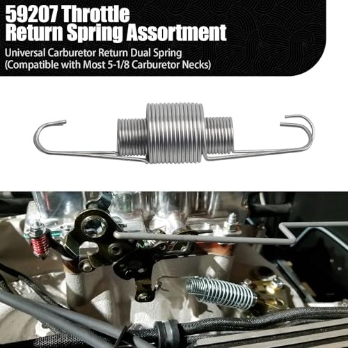 59207 Throttle Return Spring Assortment, Universal Carburetor Return Dual