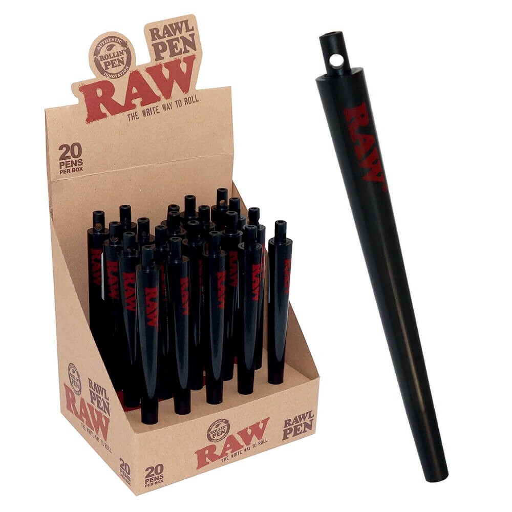 New! RAW Rolling Papers PEN Cone Roller "The Write way to Roll a Cone" RAWL PEN