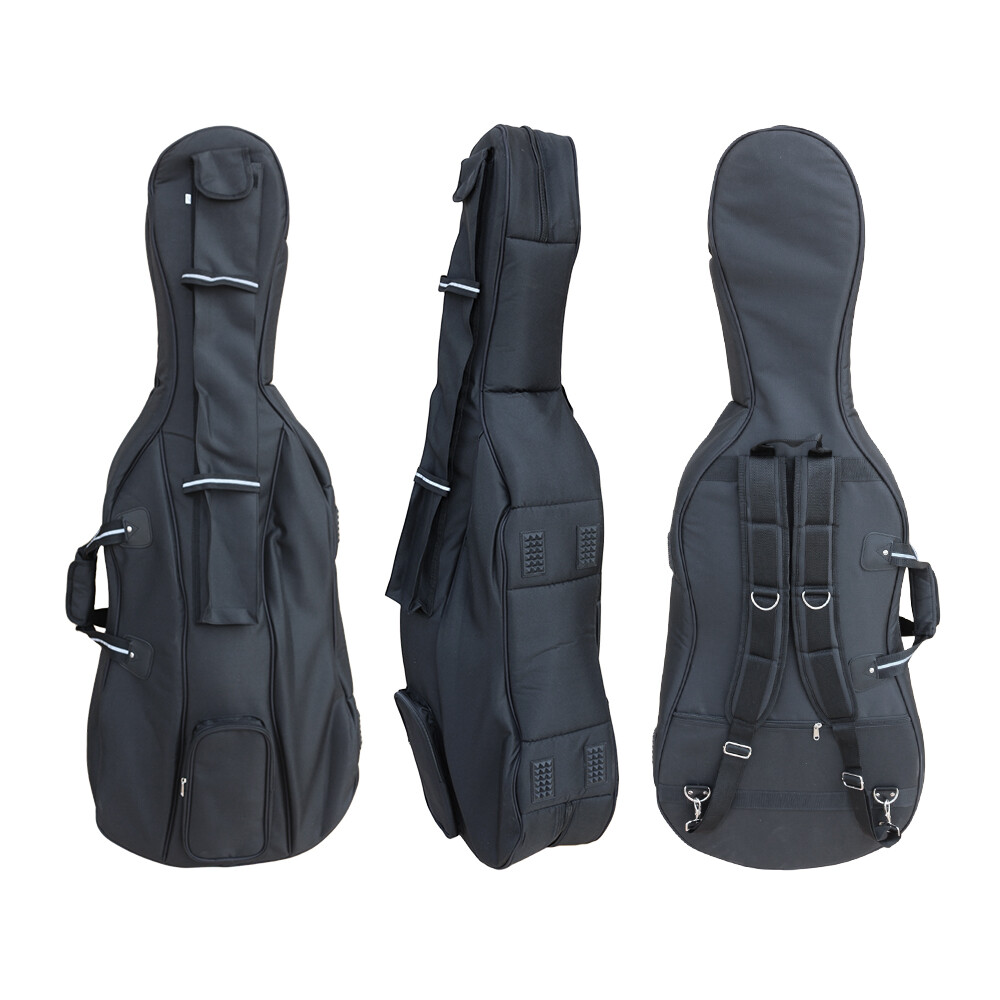 4/4 Cello Case Thickened Soft Bag Cello Gig Bag Multiple Pockets Strong New