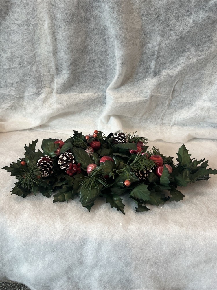 Christmas Candle Holder Mauve