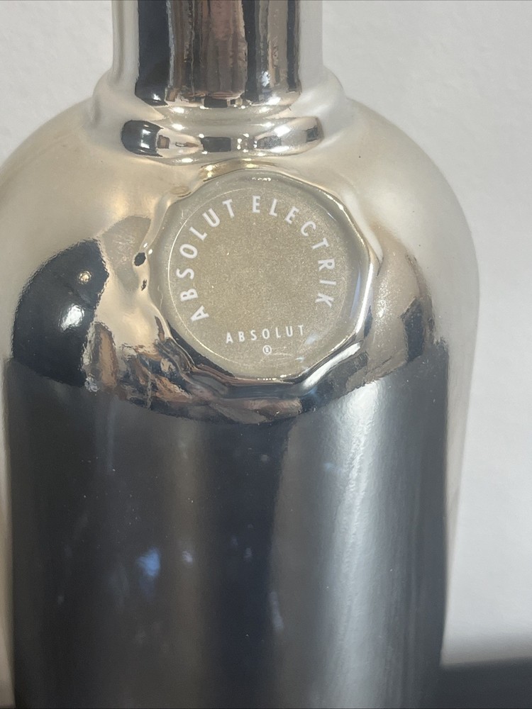Absolut Vodka, Limited Edition, Electrik Mirror Bottle (EMPTY)￼