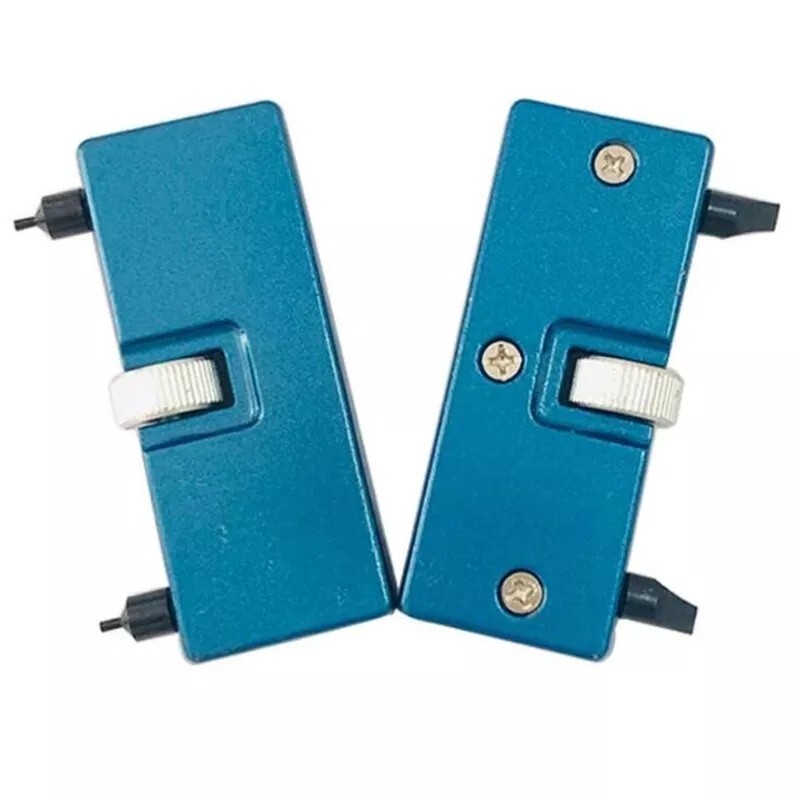 Adjustable Rectangle Watch Back Case Cover Opener Remover Wrench Repair Kit Tool