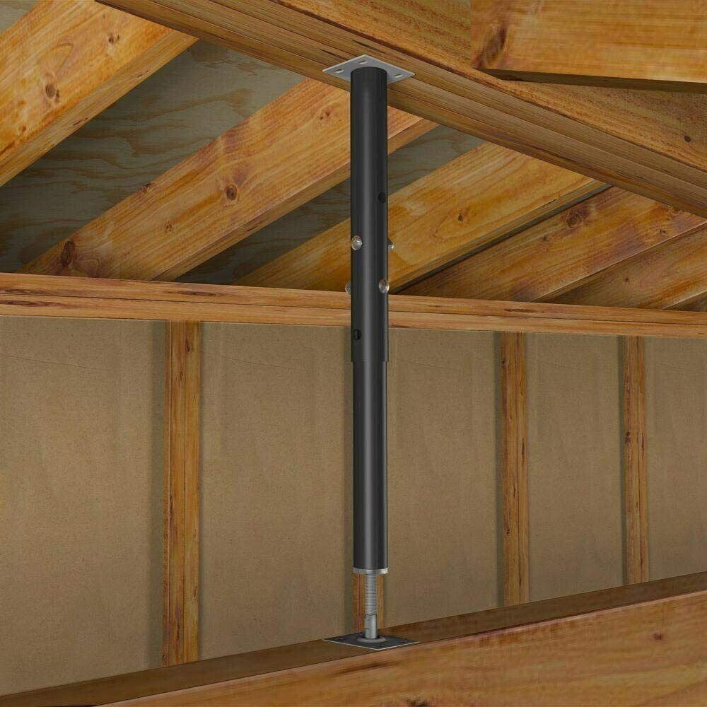 Akron Adjustable Floor Jack For Temporary Support, Size Range 1'-1' 3" (2 Pack)