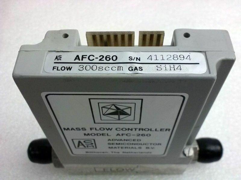 ASM Semiconductor AFC-260 MFC, Mass Flow Controller, SiH4, 300 SCCM, Used
