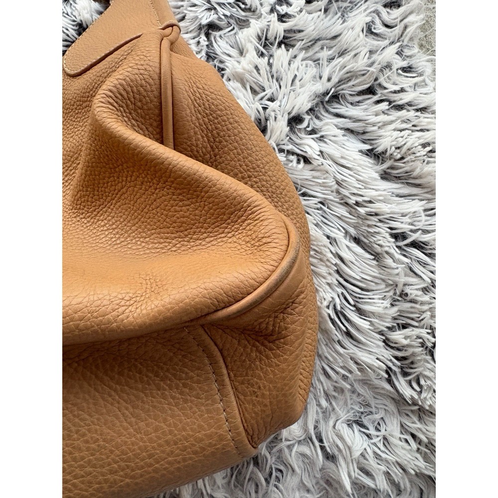 Prada 100% Authentic Light Brown Leather Shoulder Bag EUC