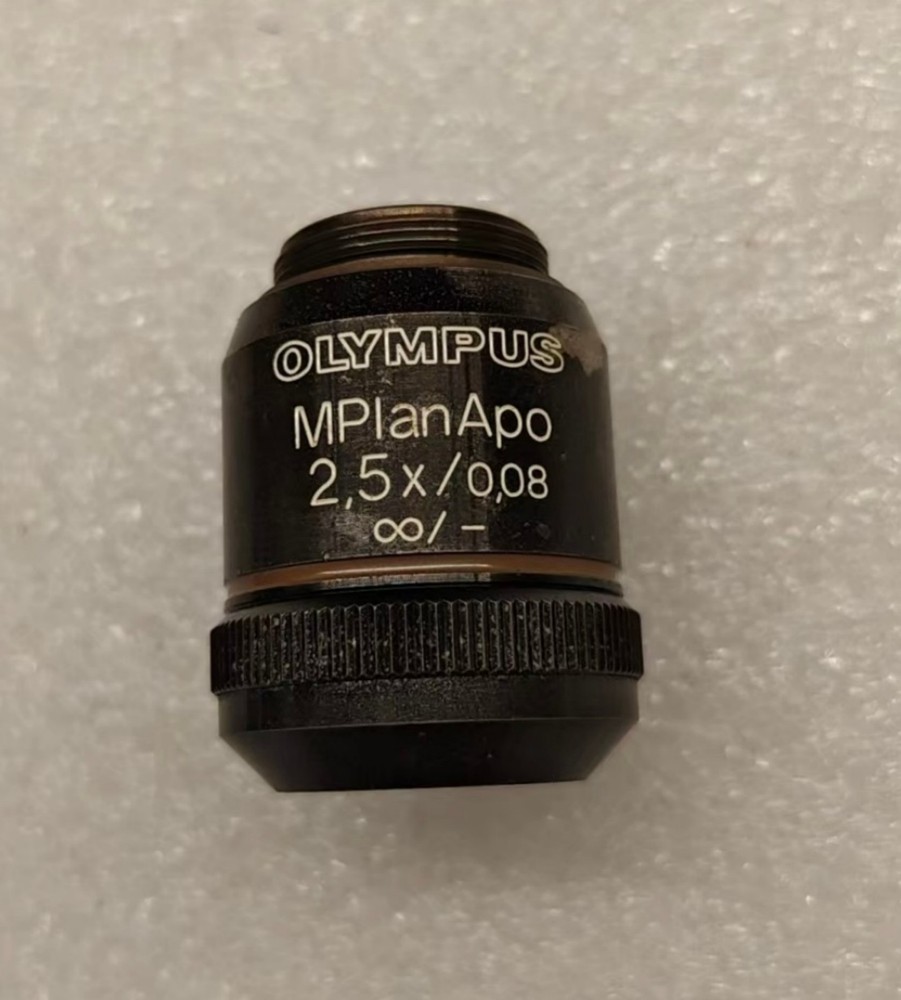 OLYMPUS MPlanApo 2.5X / 0.08 Microscope Objective Lens