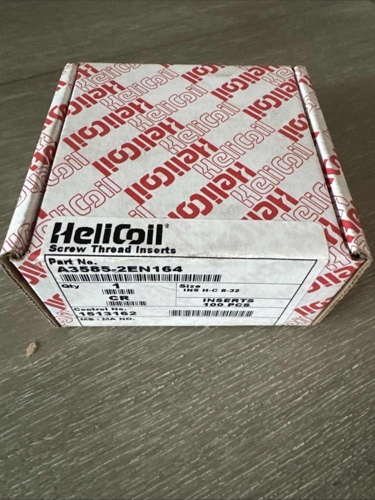 HeliCoil A3585-2EN164 Screw Thread Inserts 8-32 (100pcs)