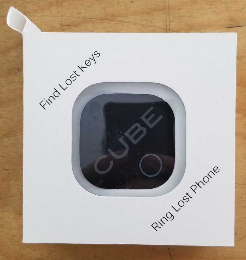 Cube Bluetooth Tracker Key Finder Phone Locator NEW SEALED