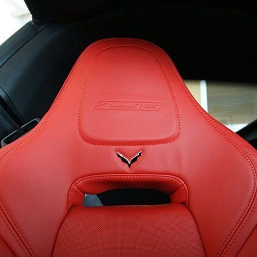 C7 Corvette Stingray Crossed Flags Seat Emblem (Pair)