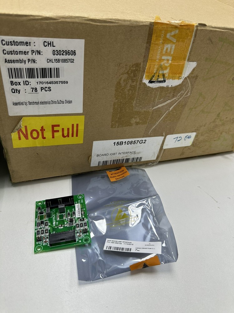 BENCHMARK 15B10857G2 EMERSON BOARD IGBT INTERFACE